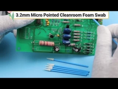 Твердые PP вставляют острую остроконечную пробирку чистой комнаты ESD подсказки пены губки для чистки фабрики