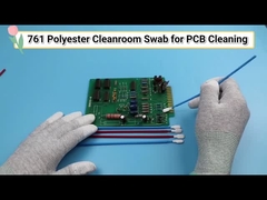 Длинная ручка 6,6 дюйма ПП зеленый палок полиэстерный наклоненный мазок Электронная чистая