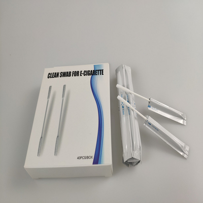 Заполненные алкоголем Qtips хлопка пробирки хлопка 2 главные для IQOS очищают