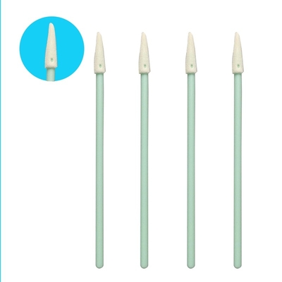 Маленький остроконечный губчатый наконечник PP Stick Slot Groove Cleaning Swab 76 мм