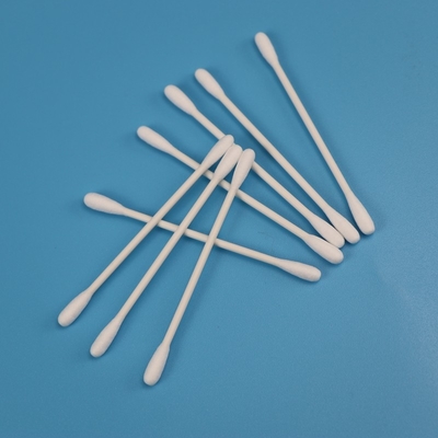Пробирка бутона хлопка Qtips круглой головки Biodegradable бумажной ручки двойная для чистой комнаты