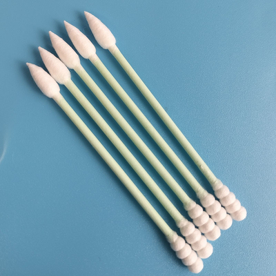 Biodegradable пробирка бутона хлопка Qtips ручки зеленой книги 50pcs/Bag для извлекать макияжа