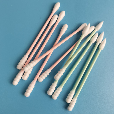 Biodegradable пробирка бутона хлопка Qtips ручки зеленой книги 50pcs/Bag для извлекать макияжа