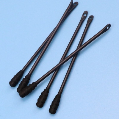эко--Frinedly черная пробирка бутона хлопка чистки угорь Qtips 50pcs для ежедневной пользы