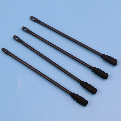 эко--Frinedly черная пробирка бутона хлопка чистки угорь Qtips 50pcs для ежедневной пользы