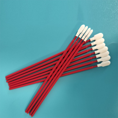 TX761 Неабразивный Красный PP Stick Paddle Head Полиэстерные мазки для очистки ПКБ для чистой комнаты