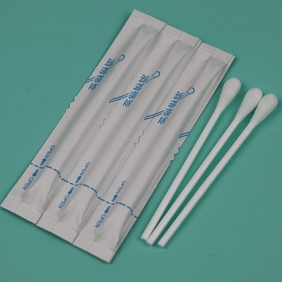 Пластиковая ручка предварительно влажная Qtips Медицинский ватный ватный ватный ватный ват с алкоголем