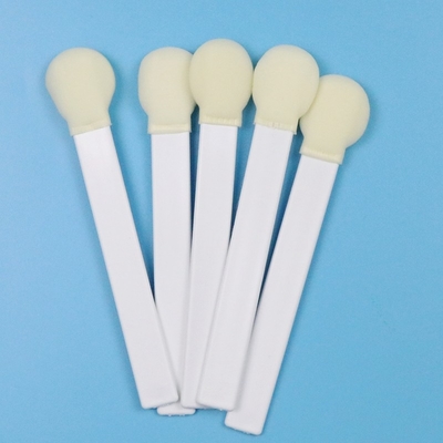 145 мм Белый PP Stick 30 мм Большая круглая голова Губка Stick Медицинский пенный мазок аппликатор