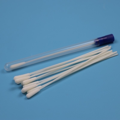 Одноразовый ABS Stick Flocked Nylon Oral Swab Стерильный пробирный сборник