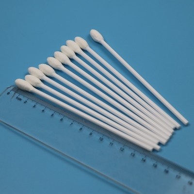 Одноразовая белая PP Stick 10 мм Большая круглая голова хлопчатобумажная медицинская хлопчатобумажная пробирка