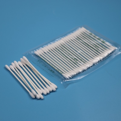 CA-002 Экологически чистые двойные Qtips Промышленная чистка хлопчатобумажные бутылки Чистая комната хлопчатобумажная пробка