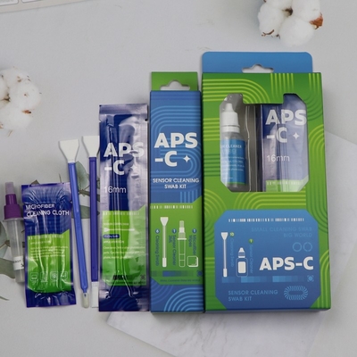 3 в 1 портативный двойной микроволокнистый датчик с валом APS-C Комплект для очистки камеры с раствором