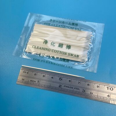 25pcs Eco Cotton Swab - 1mm Small Head, Lint-Free - for Fiber Optic Alignment Sleeve, Ferrule Endface & Optical Bore Cleaning