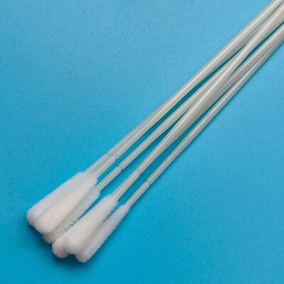Одноразовый ABS Stick Flocked Nylon Sampling Swab Oral Swab Стерильный пробирный сборник с индивидуальной упаковкой