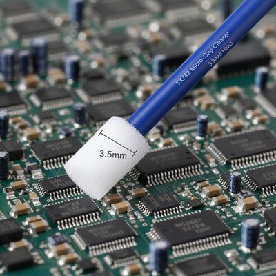 Micro-Gap PCB Cleaner TX742: 3,5 мм голова губки на под-75 мм ручку для непревзойденного доступа в переполненных собраний