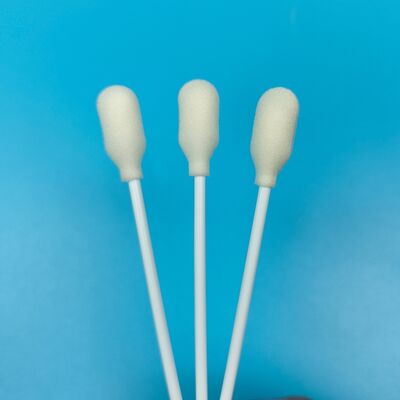 High Absorbency Lint-Free Foam Tip Swab with Polypropylene Handle for Medical and Industrial Use