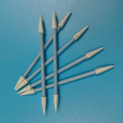 Безворсовая синяя ручка, 3,6 мм, мини-заостренный губчатый тампон для чистки автомобиля, тампон для детализации, прецизионный чистящий тампон из пены ESD для чистых помещений