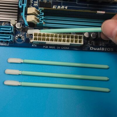 TX709 Зеленая полипропиленовая палочка Прецизионная чистящая губка Тампон для чистых помещений Пенный наконечник Тампон для детализации Тампон для чистки электроники