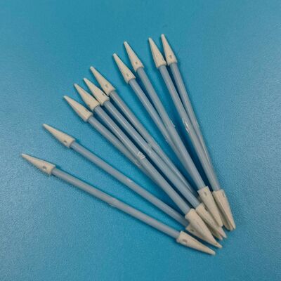 Blue Handle Double Ended Mini Pointed Foam Swabs Lint Free Detailing Cleaning Swabs for Electronics ESD Cleanroom Swab 750