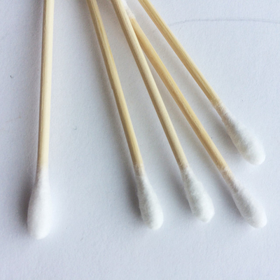 Ухо очищая бутоны хлопка 3" 75mm Biodegradable