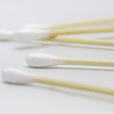 Бутоны хлопка двойных голов Biodegradable 75mm бамбуковые