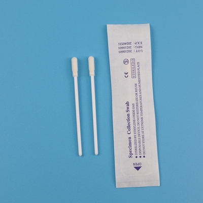 Индивидуальная в оболочке пробирка собрания образца 8cm, пробирка носа PCR