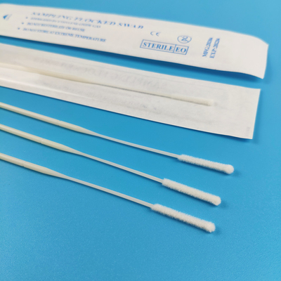 ручка ABS пробирки Cdc носового образца 15cm собираннсяая нейлоном носоглоточная стерильная