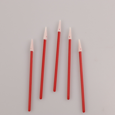 100pcs промышленная польза красные PP вставляет мини остроконечную пробирку пены для чистки шлемофона