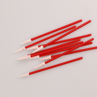 100pcs промышленная польза красные PP вставляет мини остроконечную пробирку пены для чистки шлемофона