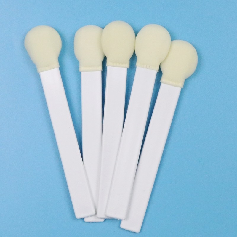 145 мм Белый PP Stick 30 мм Большая круглая голова Губка Stick Медицинский пенный мазок аппликатор