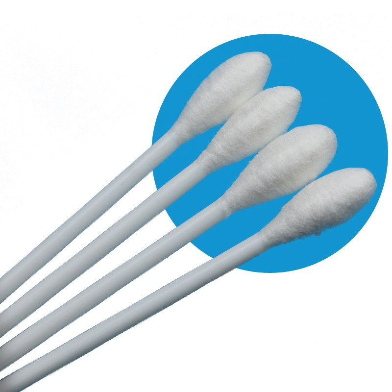 10 см PP Stick Большая круглая голова хлопчатобумажная медицинская Qtips хлопчатобумажная пробка аппликатор