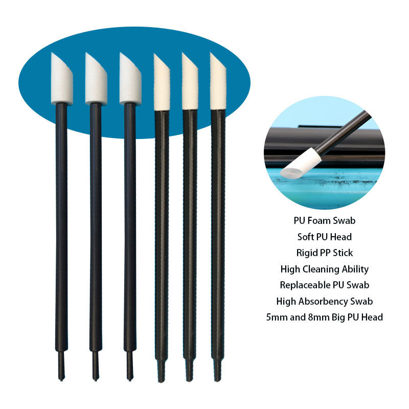 T-21 Жесткая полипропиленовая палочка Сменная полиуретановая головка 8 мм Тампон для чистки принтера Тампон из пенополиуретана Рубиновый тампон для детализации